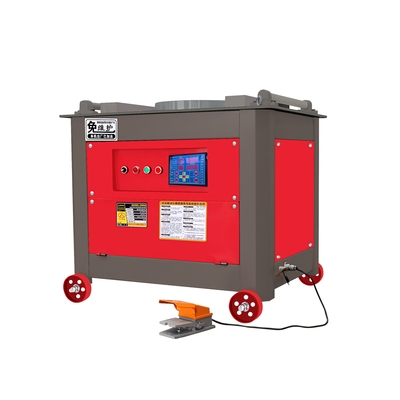 Máquina de dobragem elétrica de perfil redondo para barra de aço de oficinas de reparação de máquinas