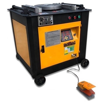 Máquina de dobragem elétrica de perfil redondo para barra de aço de oficinas de reparação de máquinas