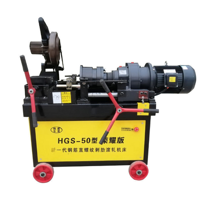 3-380V 50HZ Voltage Rebar Thread Rolling Machine para roscas de barras de aço