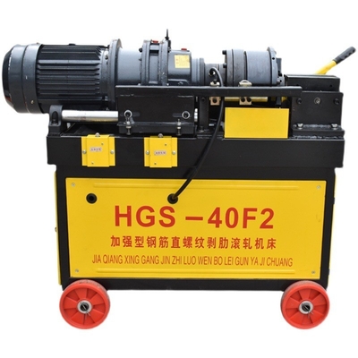 3-380V 50HZ Voltage Rebar Thread Rolling Machine para roscas de barras de aço