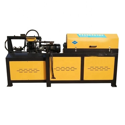 Amarelo 650KG Máquina de endireitação e corte de barras de aço com rosca hidráulica CNC personalizada