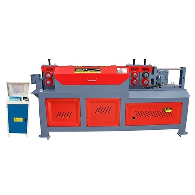 Amarelo 650KG Máquina de endireitação e corte de barras de aço com rosca hidráulica CNC personalizada