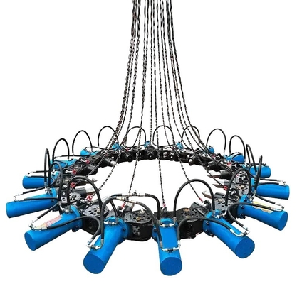 1470 kg Excavadora montada Silenciosa Máquina hidráulica de empilhamento de pedras para lojas de materiais de construção