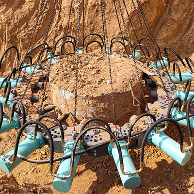 1470 kg Excavadora montada Silenciosa Máquina hidráulica de empilhamento de pedras para lojas de materiais de construção