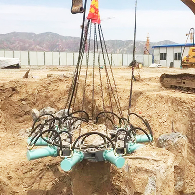 1470 kg Excavadora montada Silenciosa Máquina hidráulica de empilhamento de pedras para lojas de materiais de construção