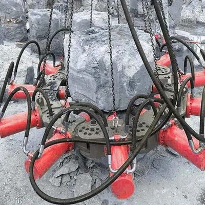 Quad Cropper para quebra de pilhas deixar reforço intacto sem rachaduras abaixo do nível de corte