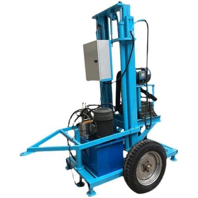 550 KG Water Wells Rock Drill Rig para Máquina de perfuração de poços a diesel até 200 m