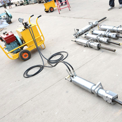 Fragmentação de rocha sem esforço com 200KG Hydraulic Darda Rock Splitter em Lowest