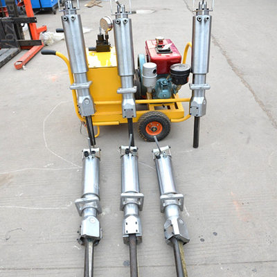 Fragmentação de rocha sem esforço com 200KG Hydraulic Darda Rock Splitter em Lowest
