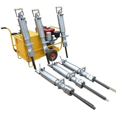 Fragmentação de rocha sem esforço com 200KG Hydraulic Darda Rock Splitter em Lowest
