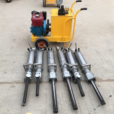 Fragmentação de rocha sem esforço com 200KG Hydraulic Darda Rock Splitter em Lowest
