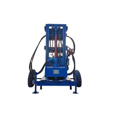 Máquina de perfuração de poços de água elétrica compacta a diesel para perfuração e equipamento de 200 m