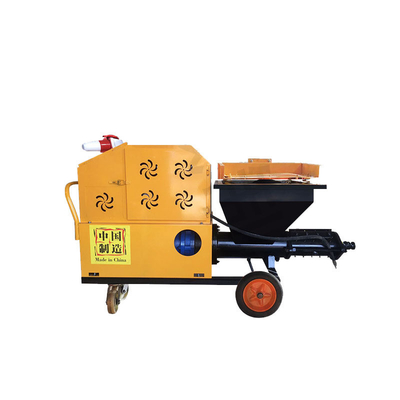 4kw Motor Power Modular House Cement Plaster Sprayer com Stucco Putty Spraying Hopper