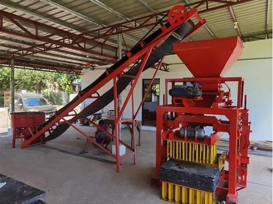 Máquina de fabricação de blocos para tijolos ocos