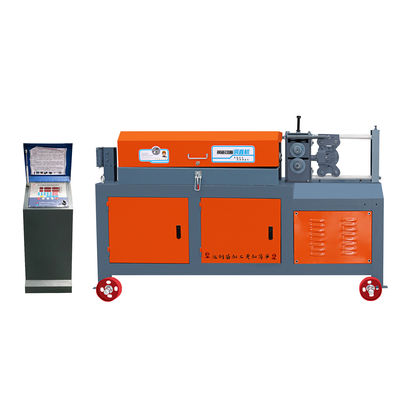 Máquina automática de endireitar e cortar barras de aço para alta produtividade