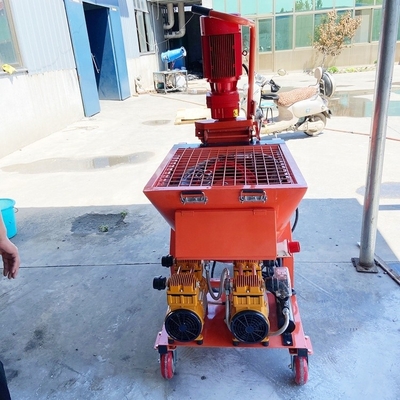 Máquina de gesso de borracha de cimento para parede de 200 kg com distância vertical de 15 m