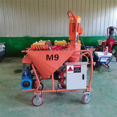 Máquina de gesso de borracha de cimento para parede de 200 kg com distância vertical de 15 m