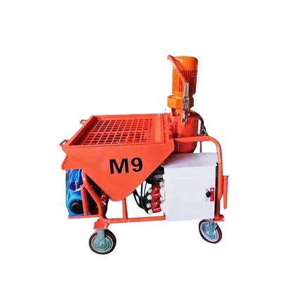 Máquina de gesso de borracha de cimento para parede de 200 kg com distância vertical de 15 m
