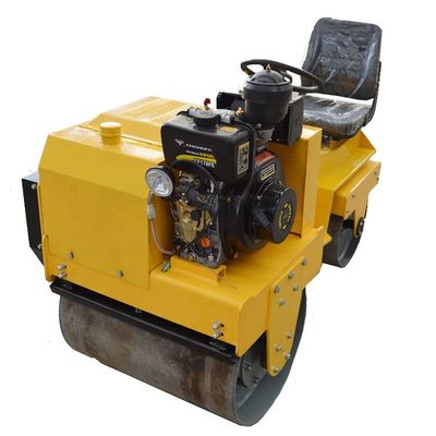 Compactor de rodovias pequenas de 0,3 toneladas com um diâmetro de tambor de 580 mm