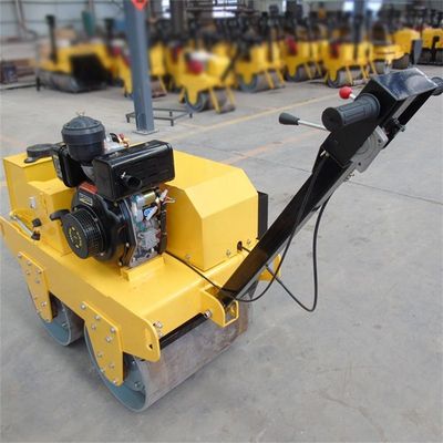 Rolante de tambor duplo Okr-700 600 kg Rolante de asfalto hidráulico para construção de pequenas estradas