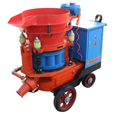 380v Máquina de pulverização de betão gunita de mistura seca com distância máxima de transporte