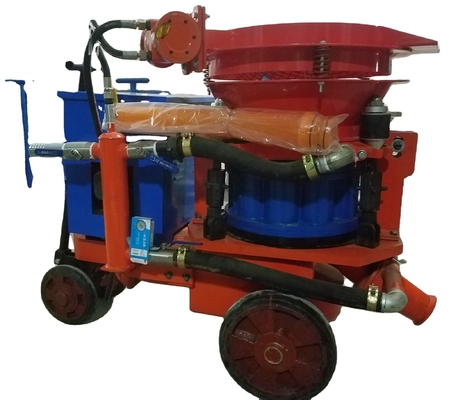 380v Máquina de pulverização de betão gunita de mistura seca com distância máxima de transporte