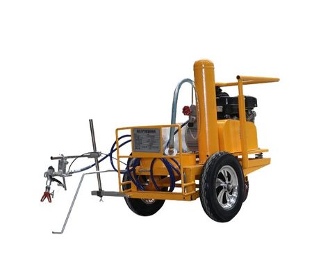 Máquina de marcação de fusão a quente manual de construção rodoviária com pulverização de arma única/dúplice