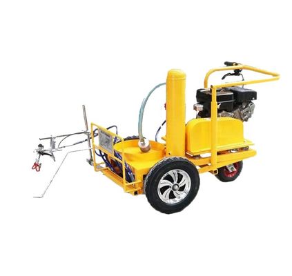 Máquina de marcação de fusão a quente manual de construção rodoviária com pulverização de arma única/dúplice
