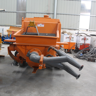 Máquina de pulverização de plástico Cimento Mortar Pulverização arma Motor Potência 45kw para a renovação da escola