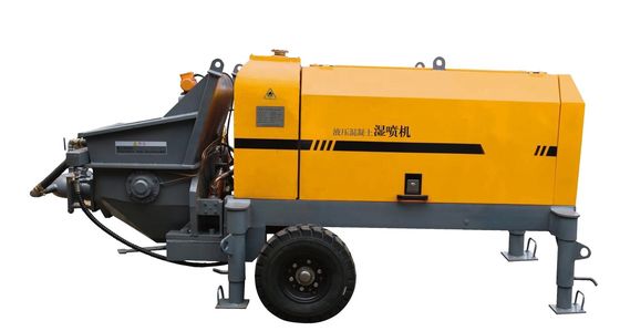 Máquina de pulverização húmida de concreto 22kw para limpeza conveniente e acessível