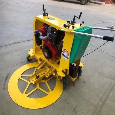 Máquina automática de corte de serras circulares para estradas de concreto na indústria da construção