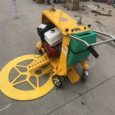 Máquina automática de corte de serras circulares para estradas de concreto na indústria da construção