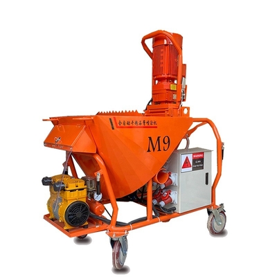 Máxima distância de transporte vertical 15M Máquina de pulverização de argamassa automática Mini Render de gesso