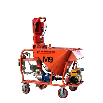 Máxima distância de transporte vertical 15M Máquina de pulverização de argamassa automática Mini Render de gesso