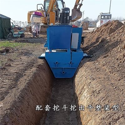 Máquina de revestimento de canais de concreto em forma de U personalizada para construção e fossa agrícola
