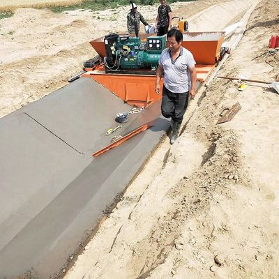 Máquina de escavação de fossas de concreto de grande porte, auto-misturada ou comercial, com peso de 2500 kg