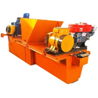 Máquina de moldagem de fossa de drenagem de operações de construção com gerador diesel