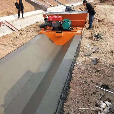Máquina de moldagem de fossa de drenagem de operações de construção com gerador diesel