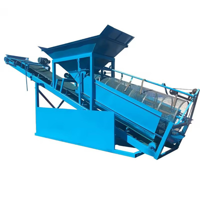11m*2,2m*3,7m Equipamento de máquina de triagem de areia para triagem de solo em areia em pequena escala