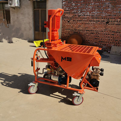 Materiais aplicáveis Máquina de pulverização de argamassa de gesso M6 para pulverização de betão de parede
