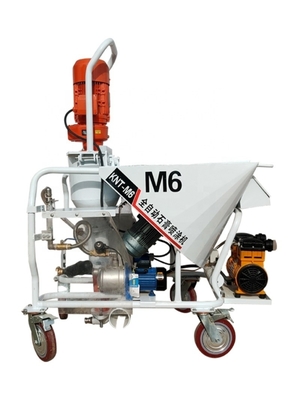 Máquina de pulverização de gesso de gesso de argamassa mista seca com distância de transporte máxima de 30 m