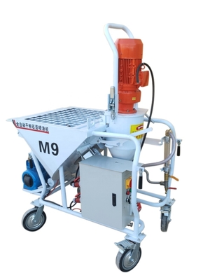 Máquina de pulverização de gesso de gesso de argamassa mista seca com distância de transporte máxima de 30 m