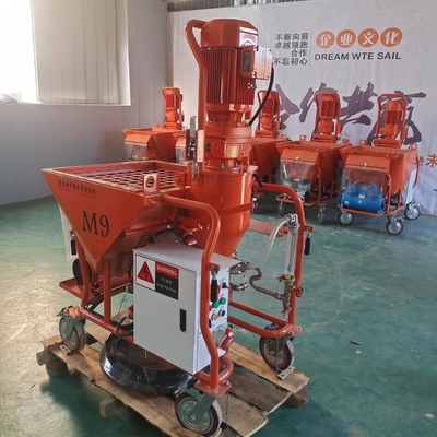 Max. distância de transporte vertical 15M Máquina de pulverização de argamassa pequena para reboco de parede