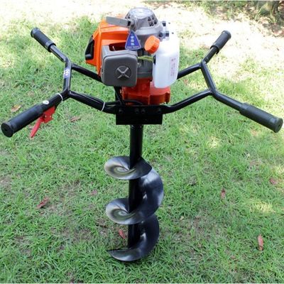 Alta potência de escavação Pequenas ferramentas de buracos de jardim de tipo gasolina Terra Auger Forno Auger 7-80CM