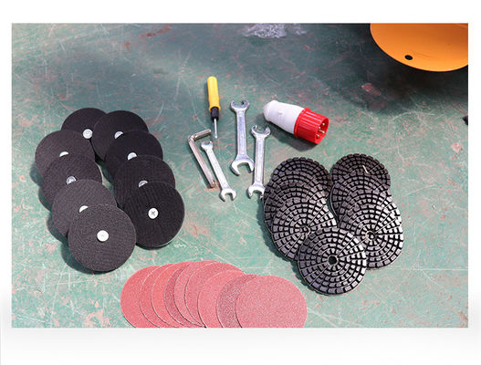 Máquina de polir concreto de moagem manual de disco único planetário