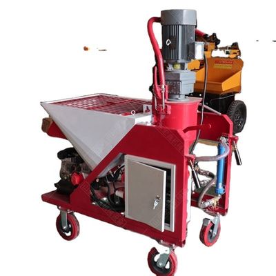 Máquina de revestimento de parede Pequeno pulverizador de argamassa multifuncional com 200 kg de peso unitário