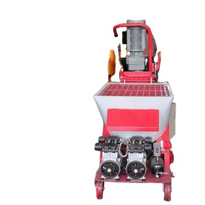 Máquina de revestimento de parede Pequeno pulverizador de argamassa multifuncional com 200 kg de peso unitário