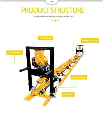 Truss de betão vibratório para revestimento com peso de 168 kg e velocidade máxima de até 3600 rpm
