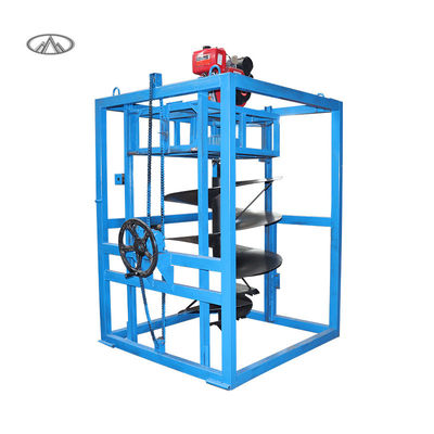 Máquina de corte de terra para furo de poço Máquina de corte de poço Excavadora Plantação de árvores Máquinas de escavação