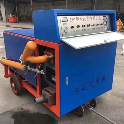 Capacidade de produção Máquina geradora de espuma de betão para parede de piso de telhado fundido no local